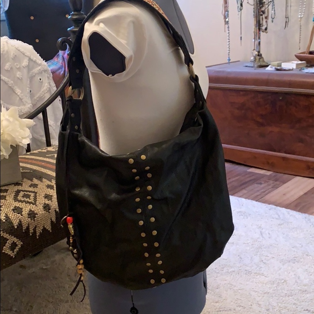 Black Hobo style purse